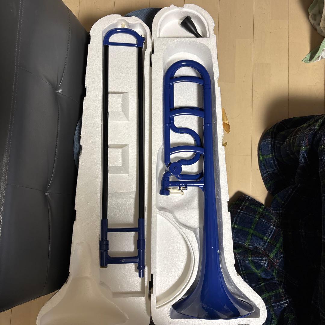 ZO トロンボーン 本体 青色