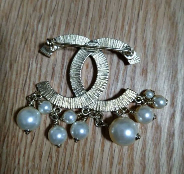 CHANEL ココマーク パール ブローチ