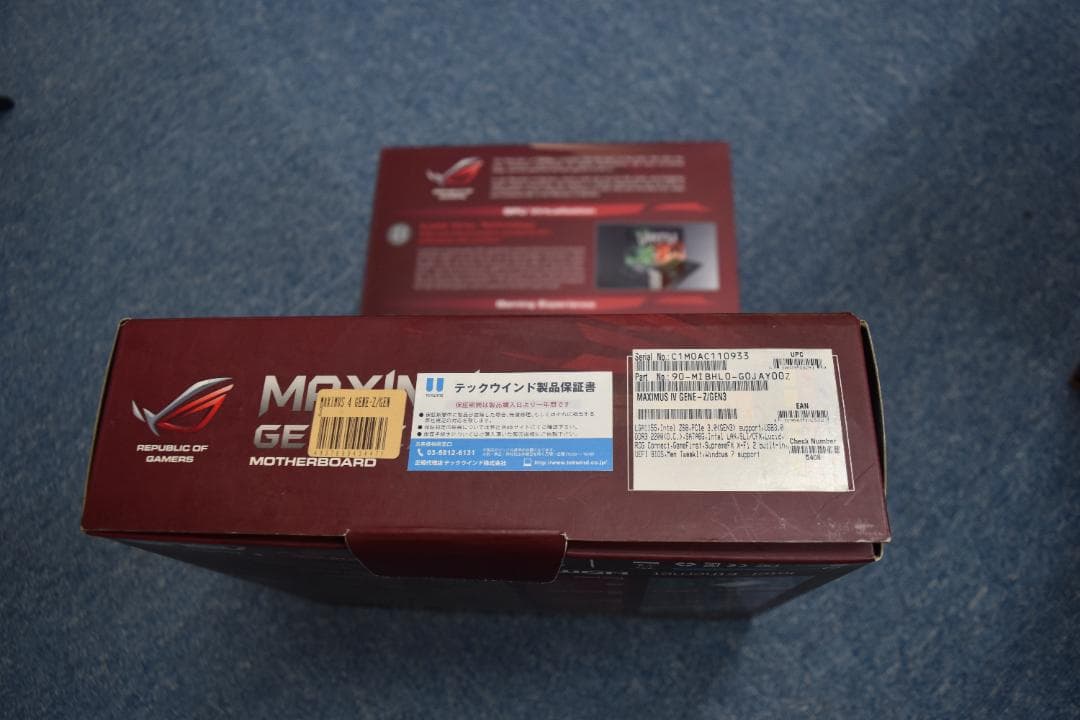 ASUS MAXIMUS IV GENE-Z/GEN3 CPU メモリセット