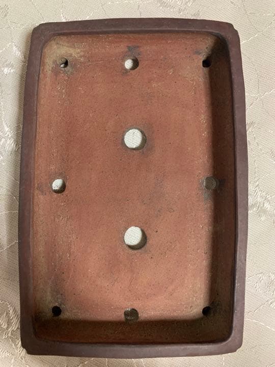 富舟　長方　盆栽鉢　浅め