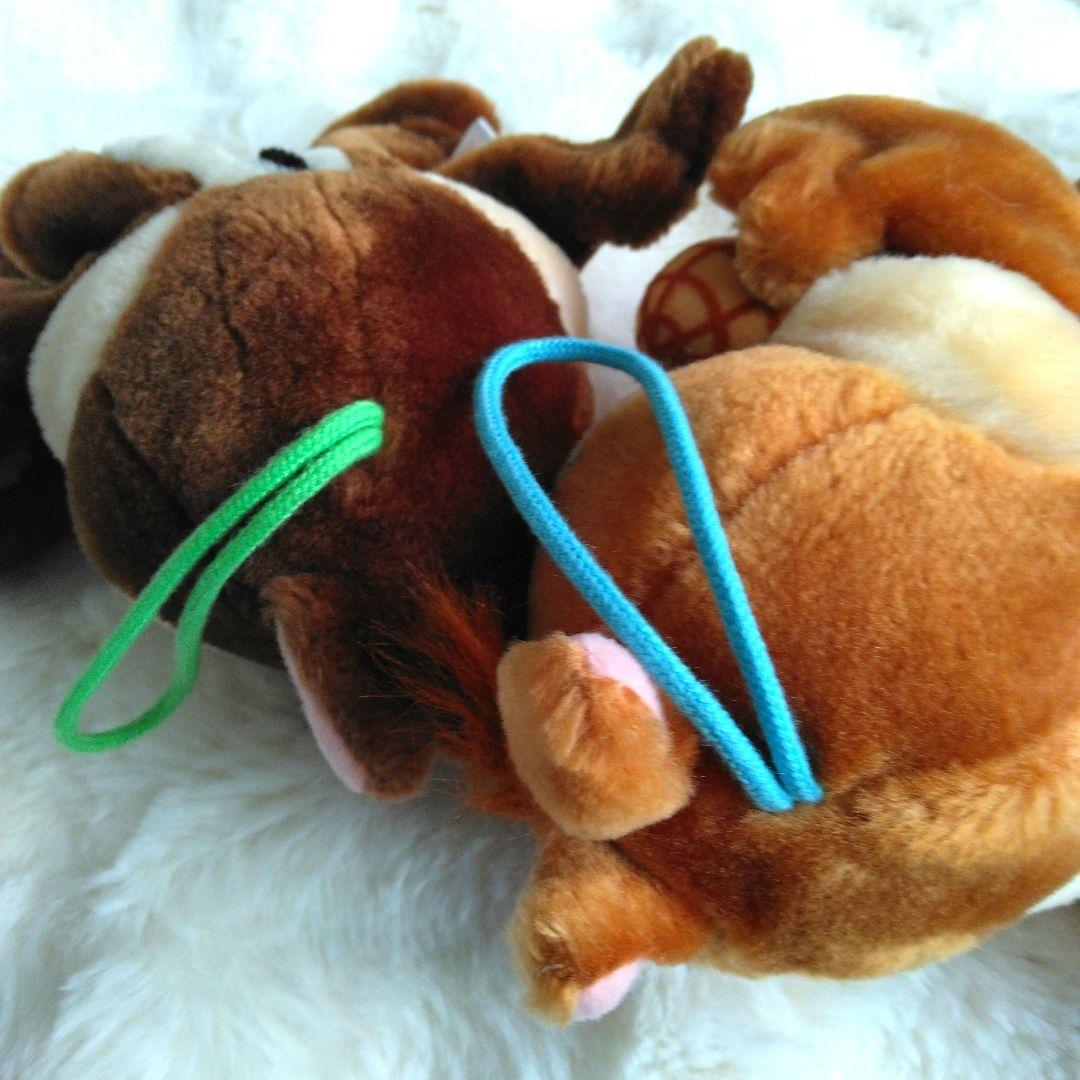 レトロ　ディズニーストア　チップとデール　ぬいぐるみ　パペッティー