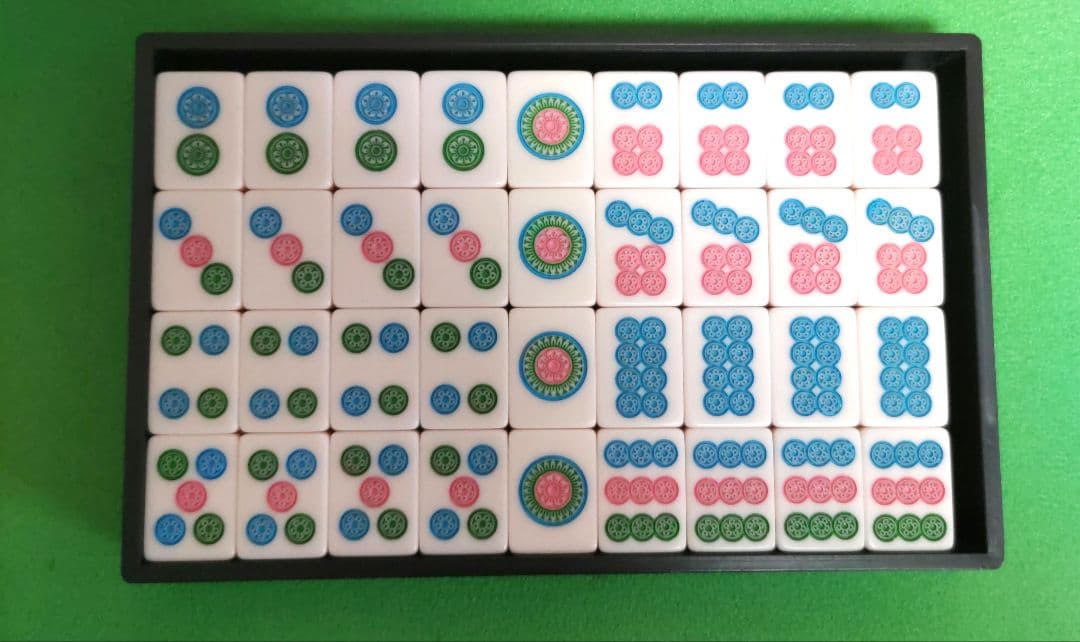 ★美品★ ミズノ丸一 麻雀牌「パル（ストロベリー牌）」