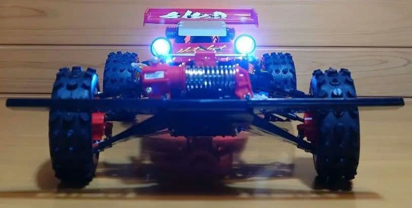 タミヤ完成モデルラジコンXB ホットショットフルセットLEDライト付新品未走行品