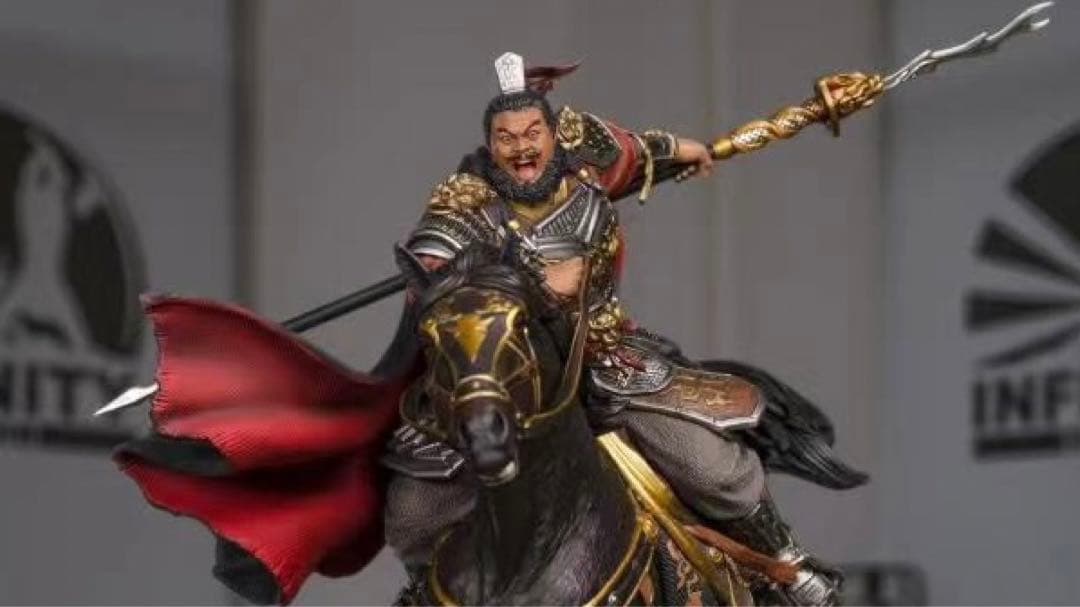 三国志蜀国猛将張飛益徳1/7全身像