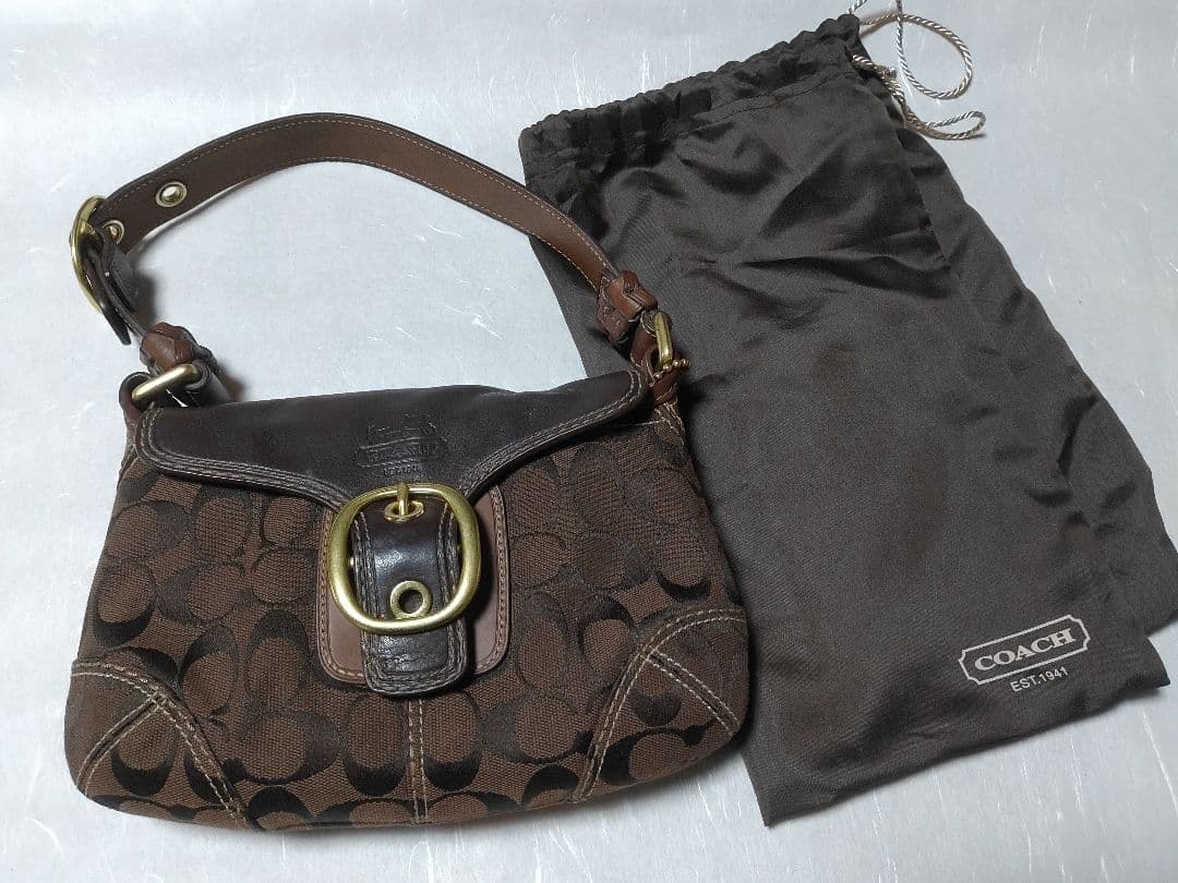 ゆ*き様 COACH ハンドバッグヴィンテージ 保存袋付き