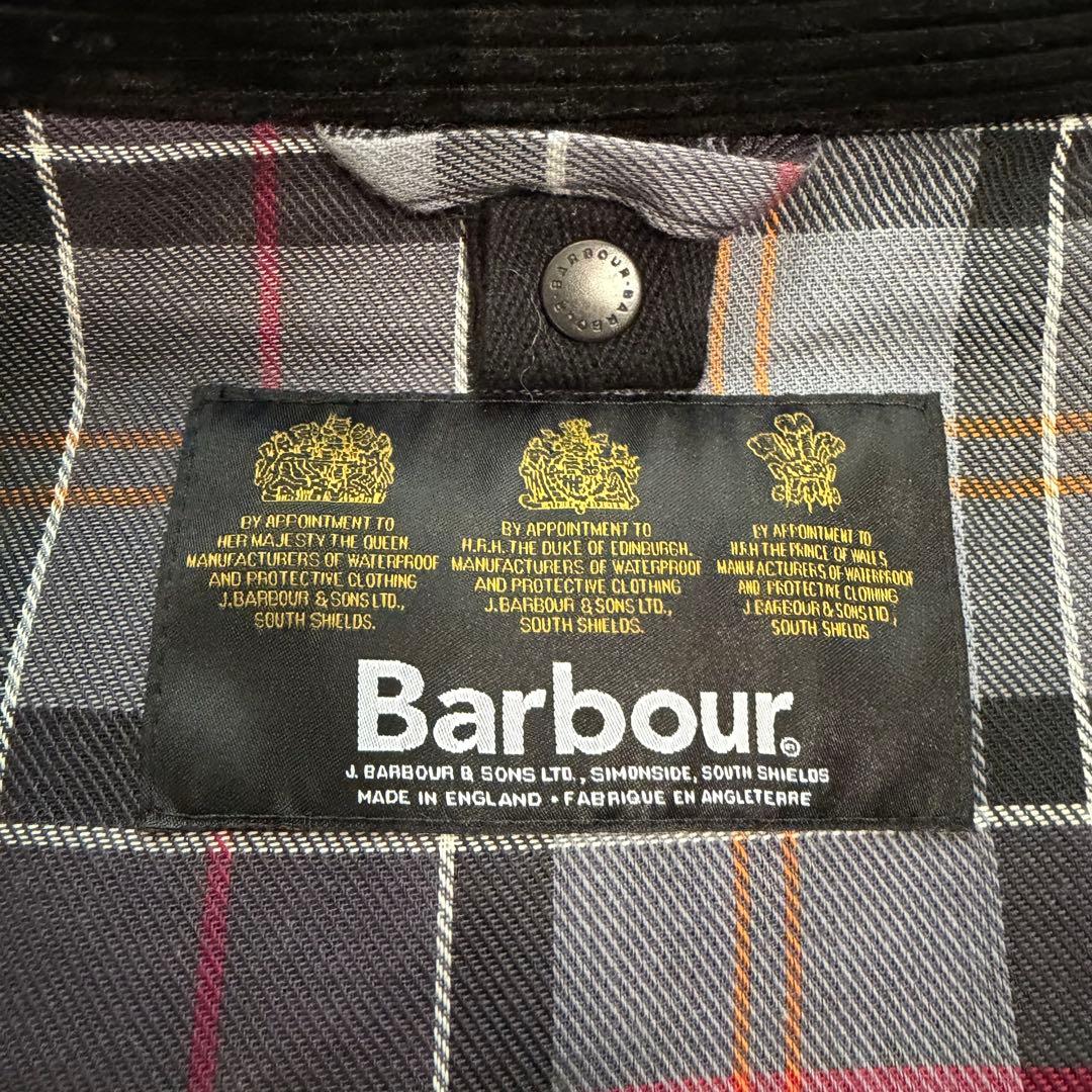 近年極美品Lサイズ相当　バブアー　ワックスジャケット　ハンティングジャケット　黒