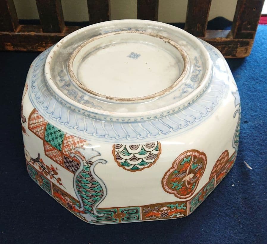 古伊万里八角形鉢