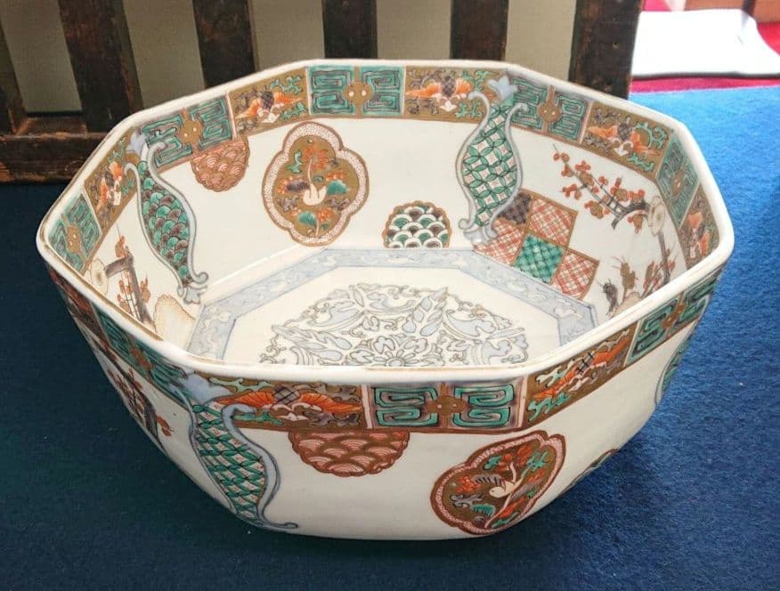 古伊万里八角形鉢