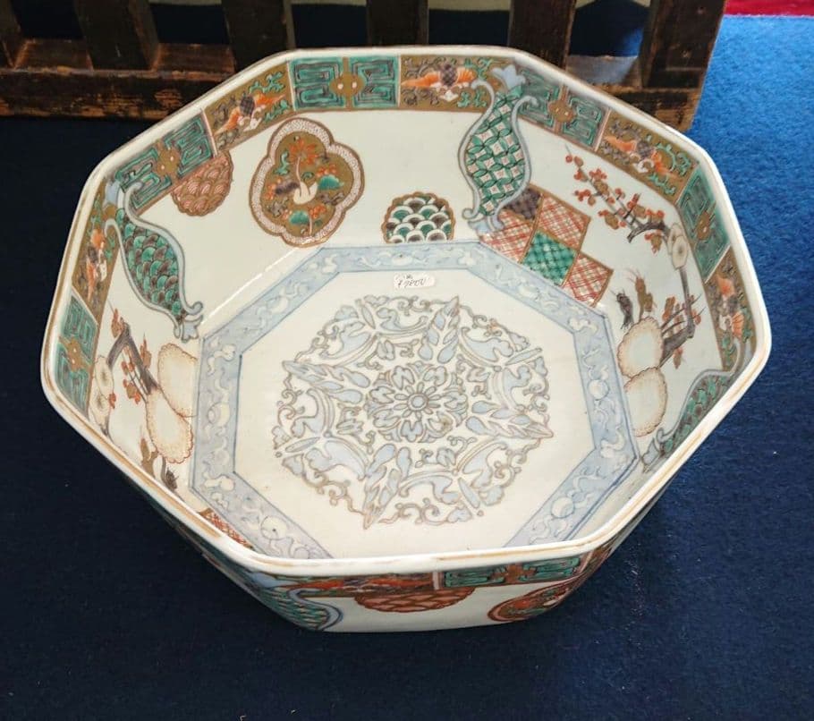 古伊万里八角形鉢