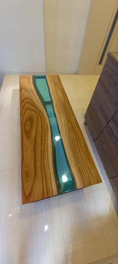 リバーテーブル　レジンテーブル　ローテーブル　センターテーブル　コーヒーテーブル