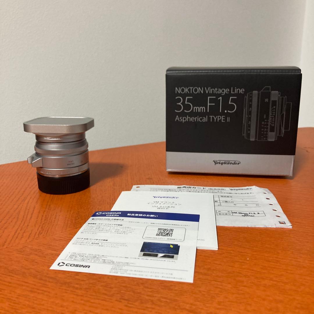 Voigtlander NOKTON 35mm F1.5 TypeII シルバー