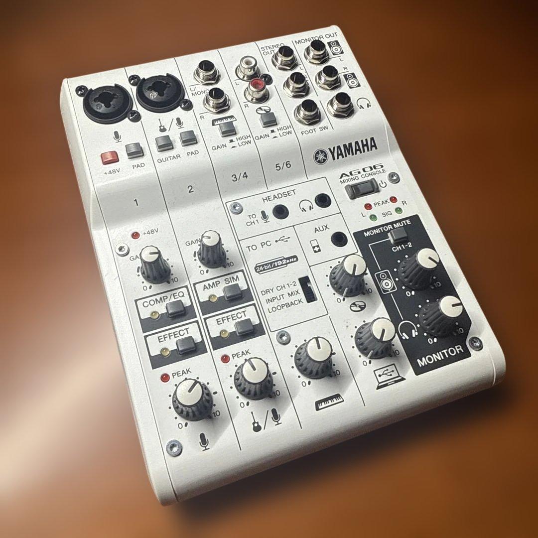 YAMAHA AG06 ウェブキャスティングミキサー (ヤマハ)