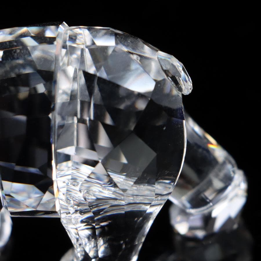 Y2435-9 スワロフスキー クリスタル マザーベア オブジェ