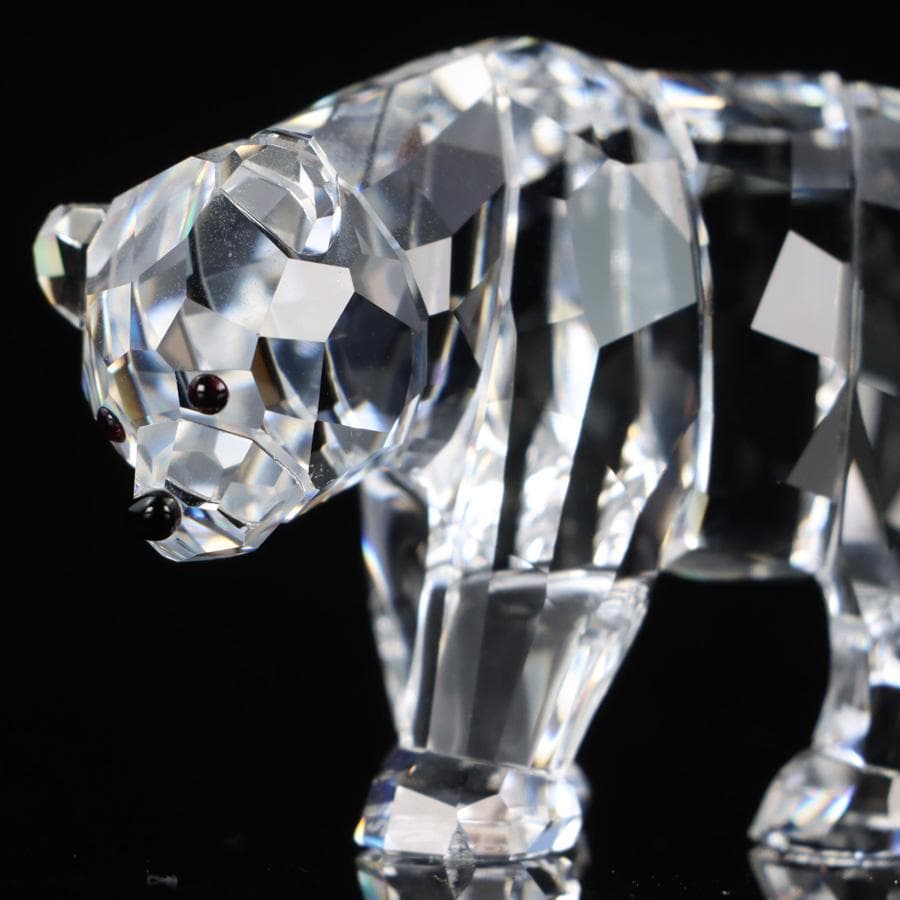 Y2435-9 スワロフスキー クリスタル マザーベア オブジェ
