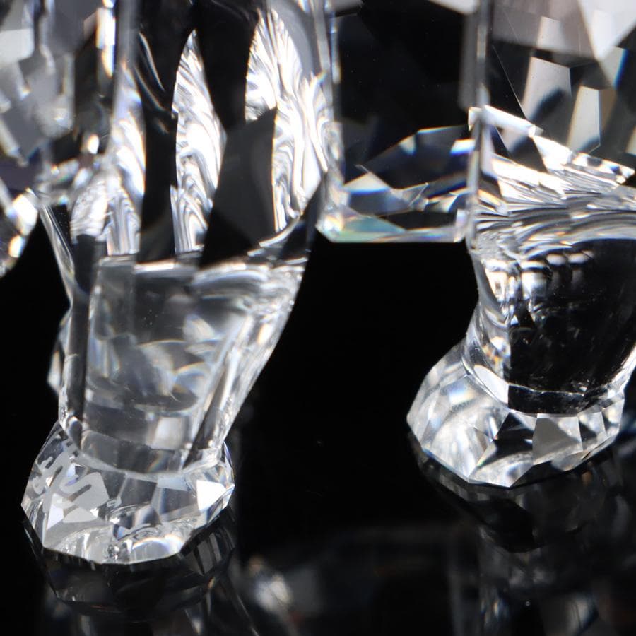 Y2435-9 スワロフスキー クリスタル マザーベア オブジェ