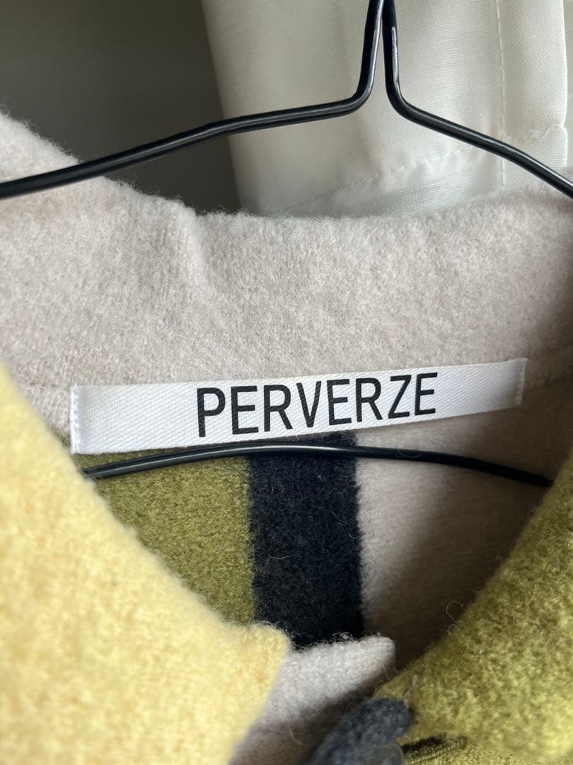 PERVERZE ウール ブランケットコート ジャケット
