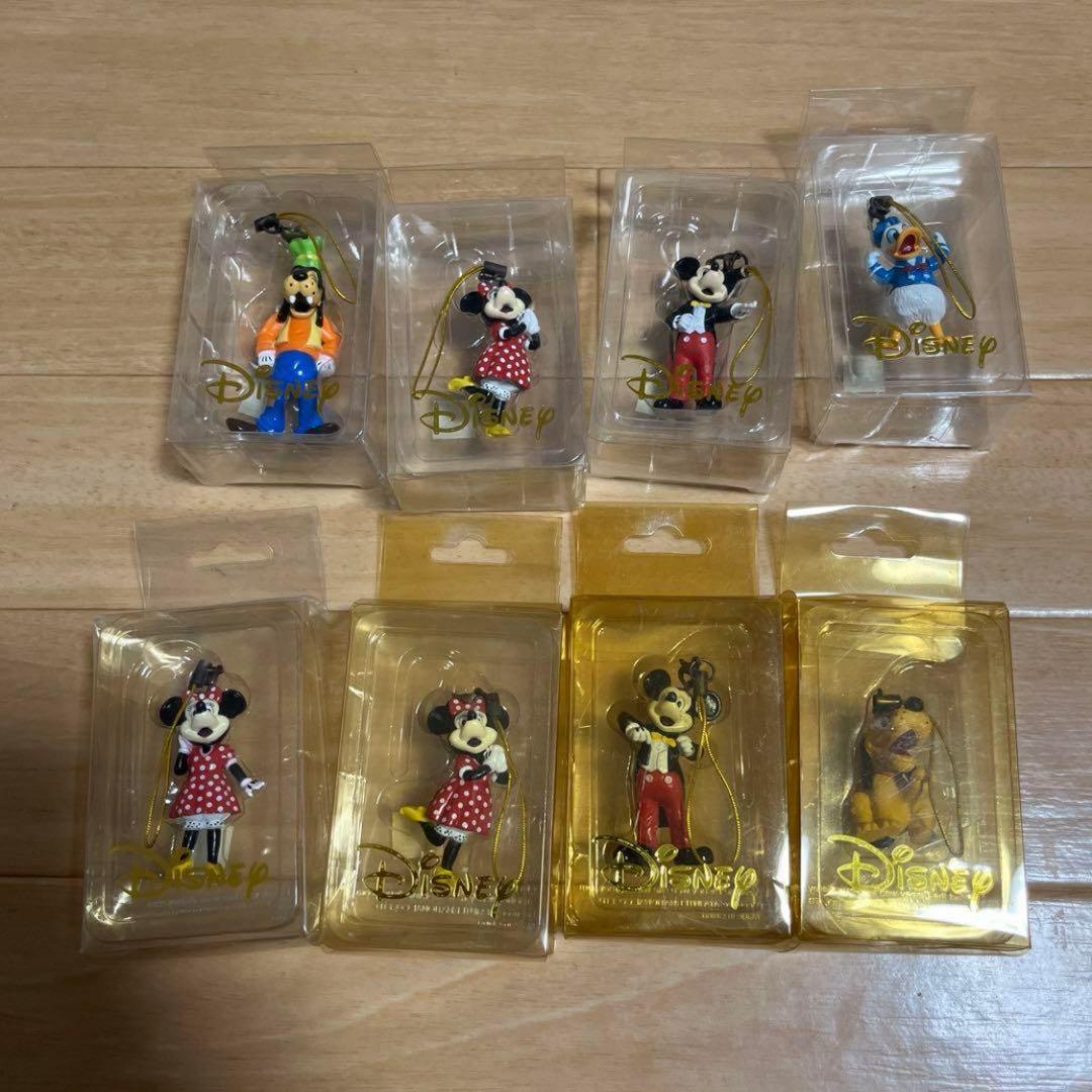 レア　ヴィンテージ　ディズニーキャラクター　ストラップフィギュア　8体セット