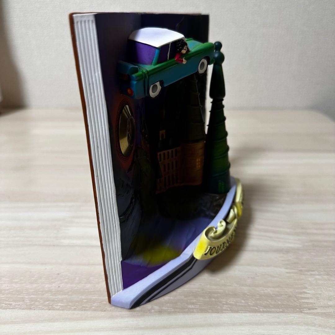 ミニチュアハリーポッター時計、限定版。ホグワーツへの旅をテーマにした装飾品。