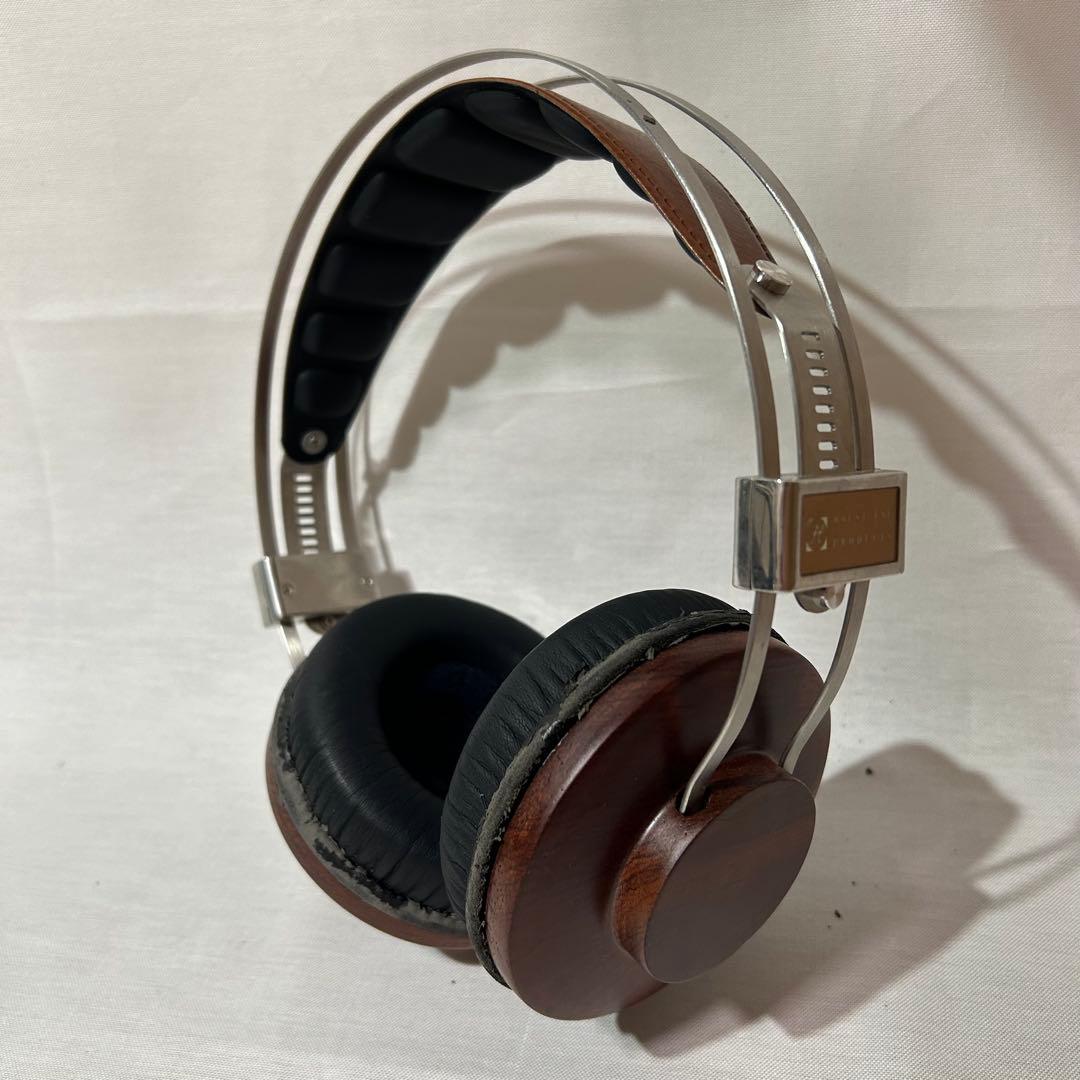 木目調　ヘッドフォン　ヘッドホン　ウッド