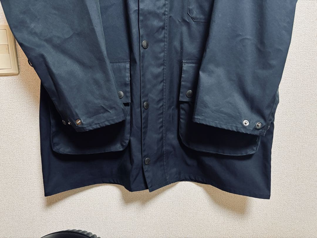 Barbour バブアー　ソルウェイジッパー　　 ネイビー　状態良　M 値下げ