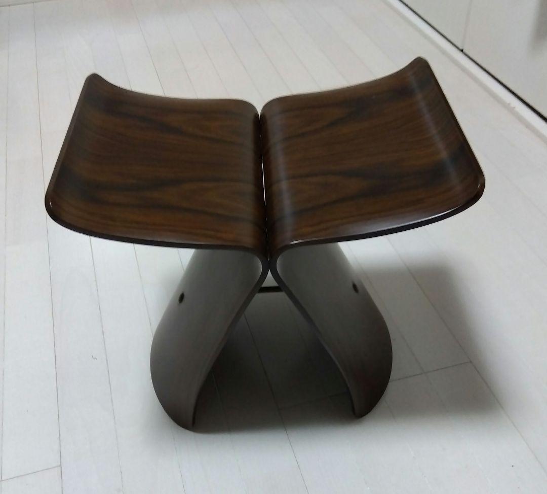 バタフライスツール　天童木工　柳宗理　純正クッション付き　TENDO