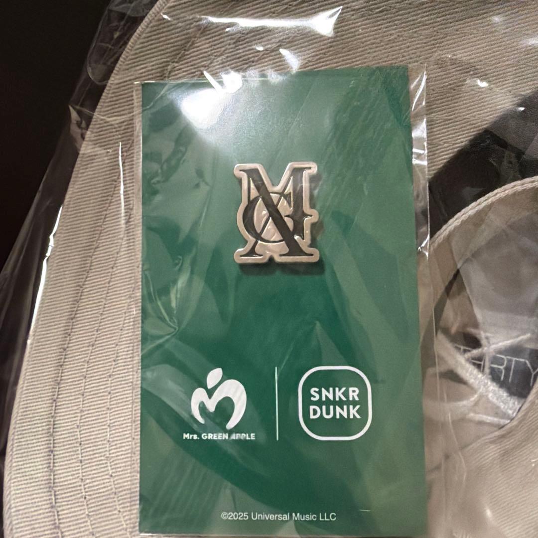 ミセスグリーンアップル ニューエラ　ロゴキャップ \"ベージュ\"