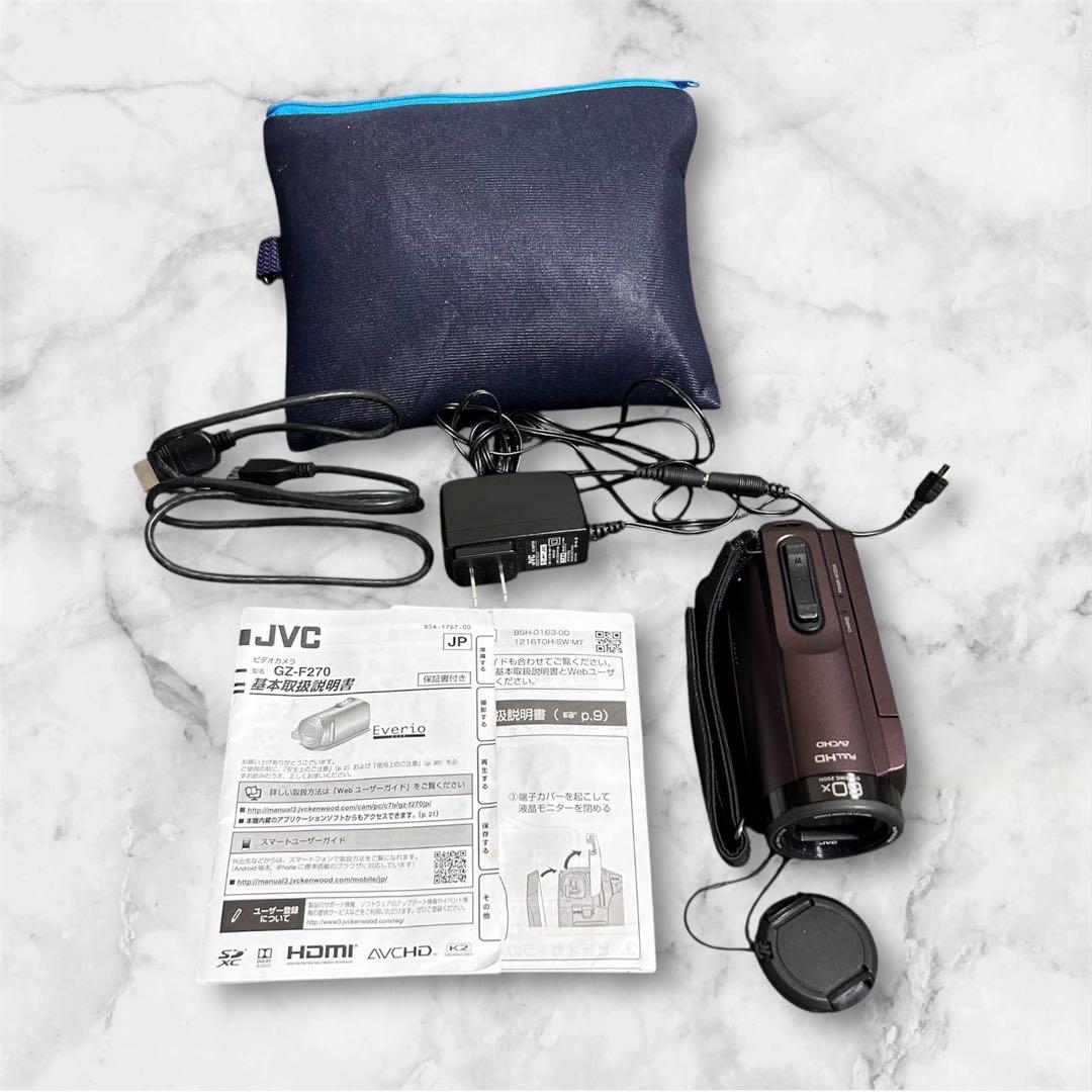 JVC Everio GZ-F270 ハイビジョンビデオカメラ　説明書