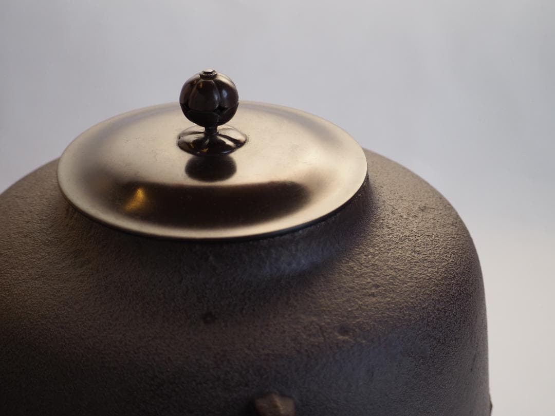 【人間国宝】高橋敬典造『阿弥陀堂釡』（共箱）