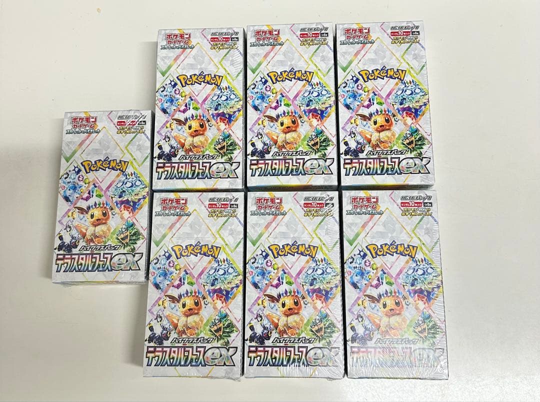 ポケモンカード　テラスタルフェス　7BOX シュリンク付き