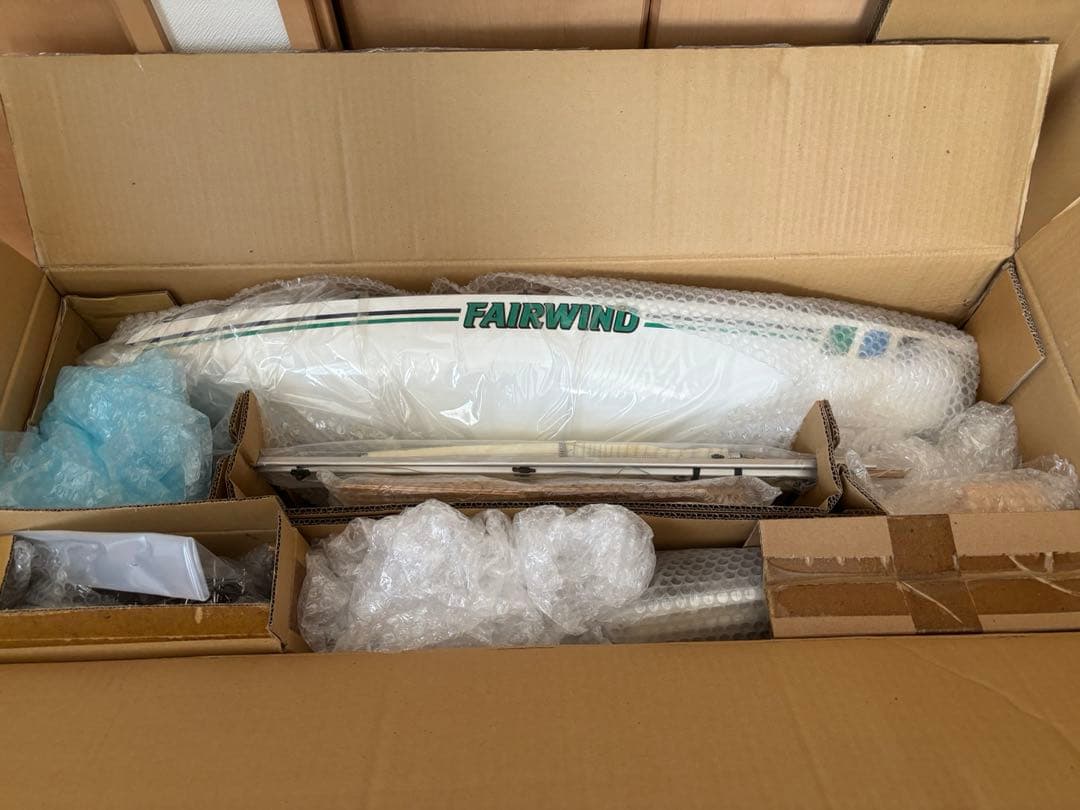 京商　塗装済完成インテリアモデル大型ヨット　フェアウインド