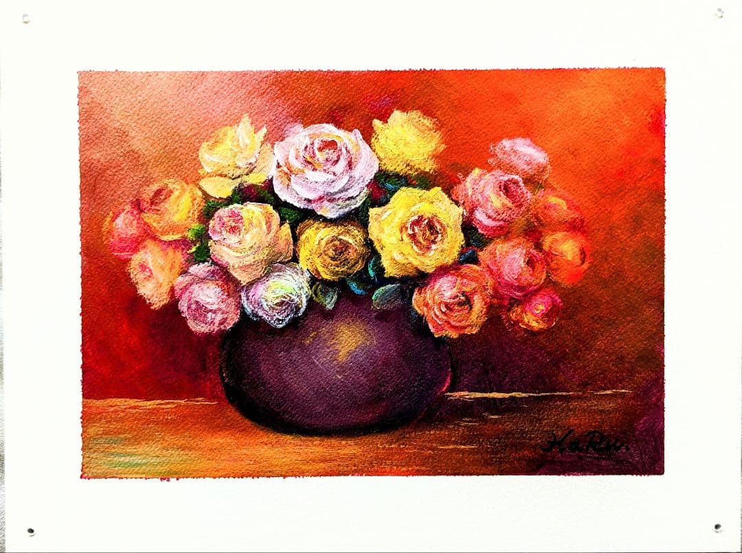 画家haru☆本人の出品です☆オリジナル作品☆真作☆原画★一点物★