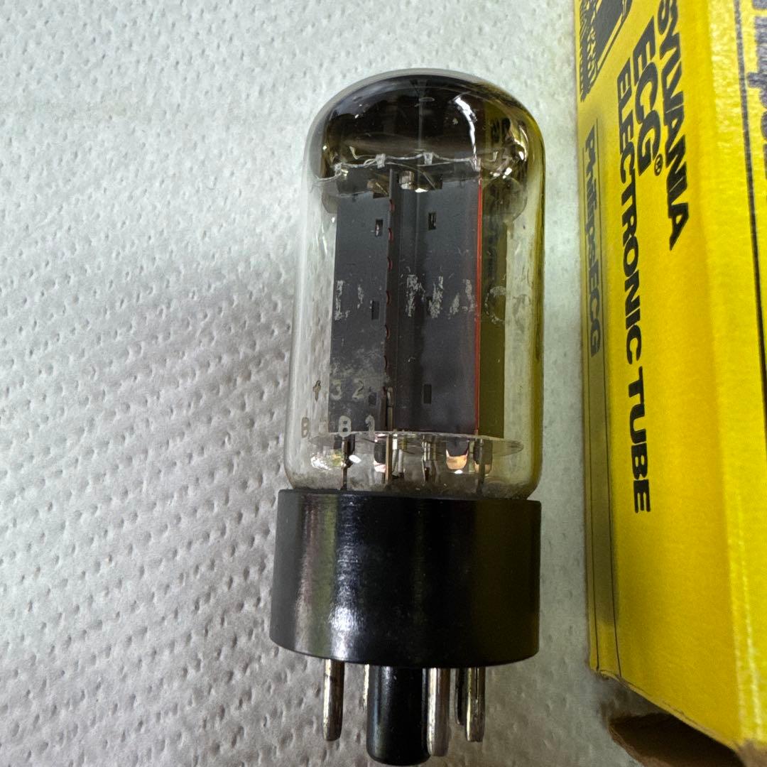 父の遺品整理、Sylvania 5AR4 EZ34 真空管セット