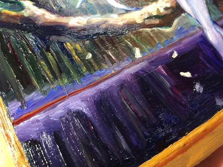 Forest princess 油絵 絵画 原画 手描き 油彩画