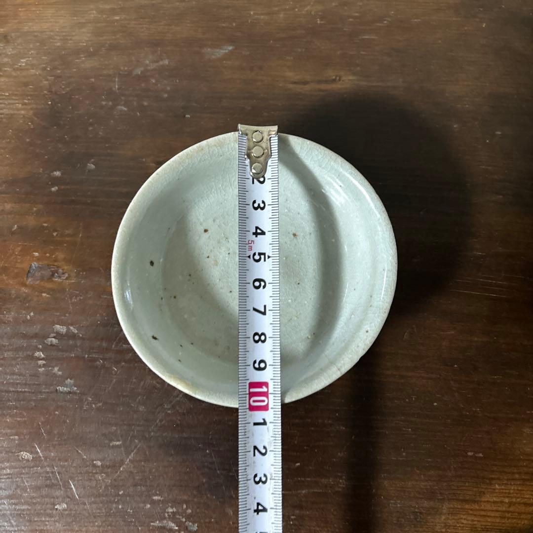 李朝盃　小鉢　白磁　堅手　小服茶碗　韓国アンティーク　古道具　古民芸　古陶磁