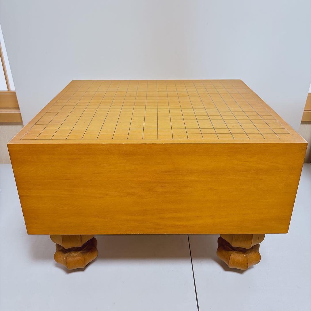 碁盤 脚付き ヘソあり 天然木