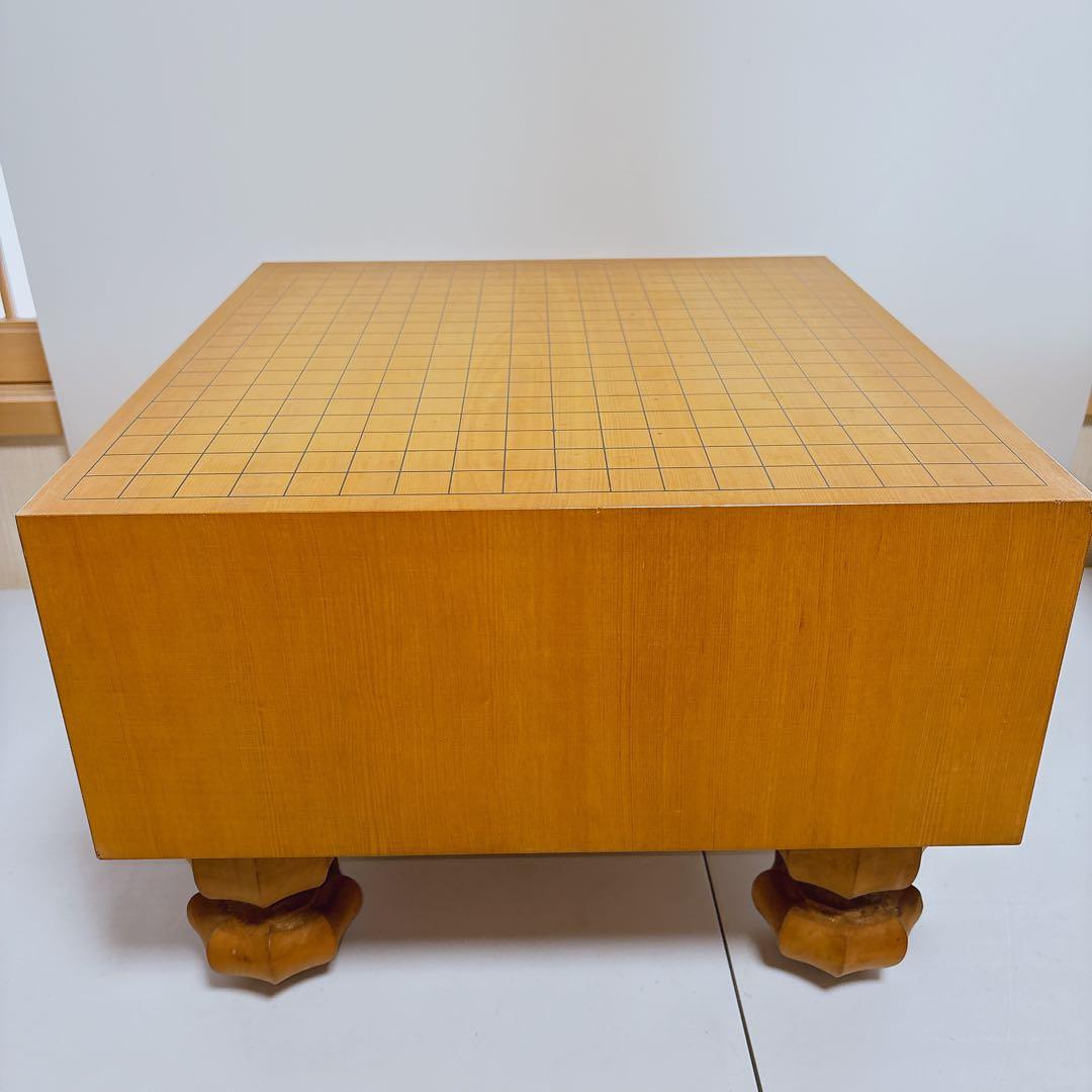 碁盤 脚付き ヘソあり 天然木