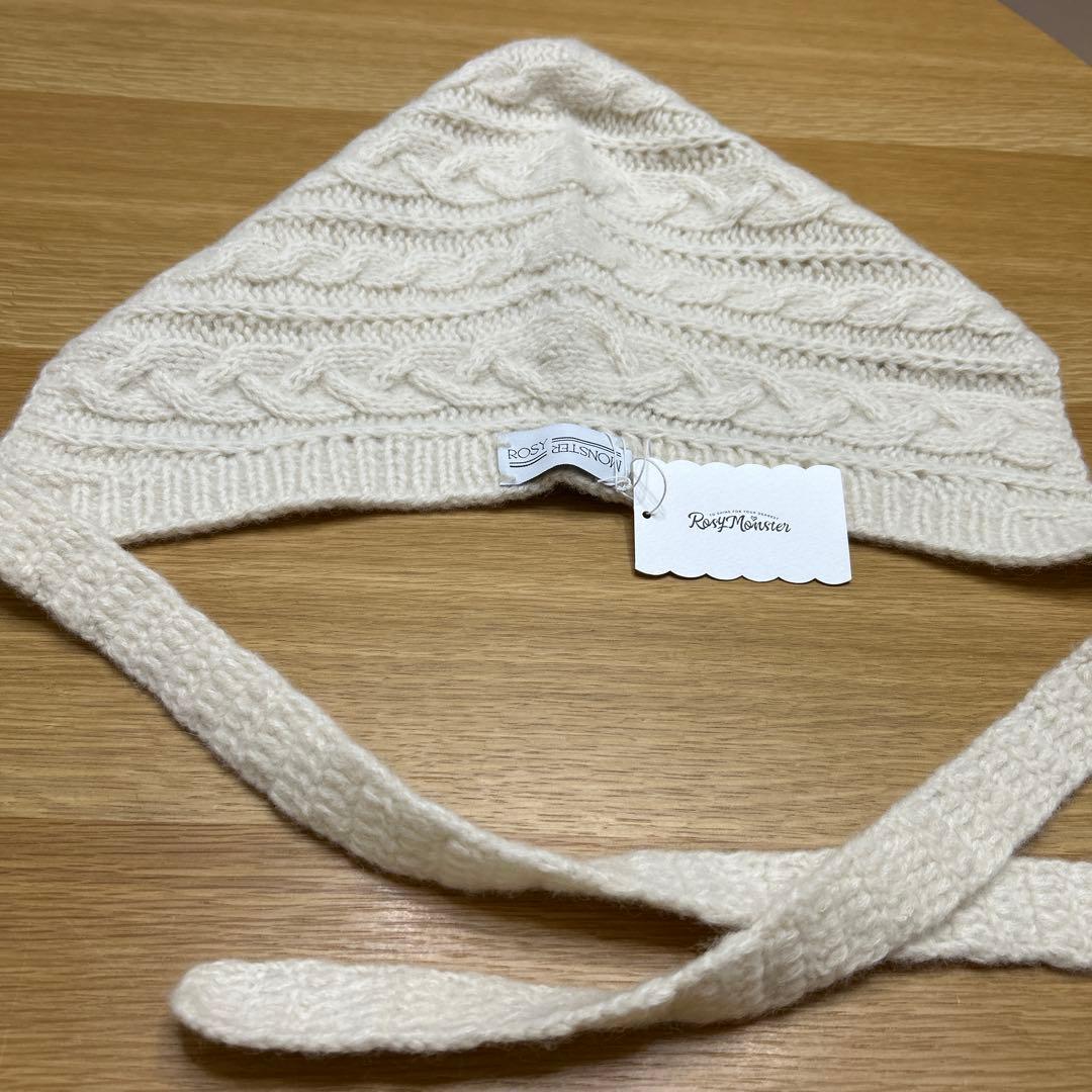 新品❣️Rosy Monster アイボリー ニット帽