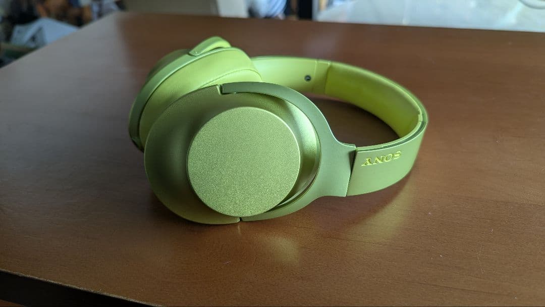 SONY 有線ヘッドホン グリーン