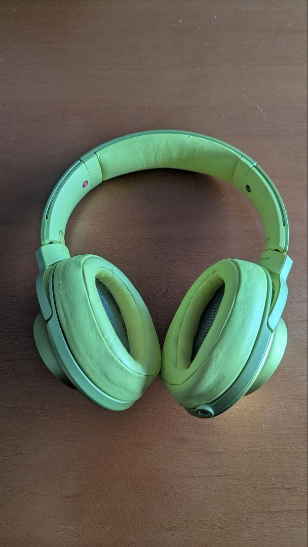 SONY 有線ヘッドホン グリーン