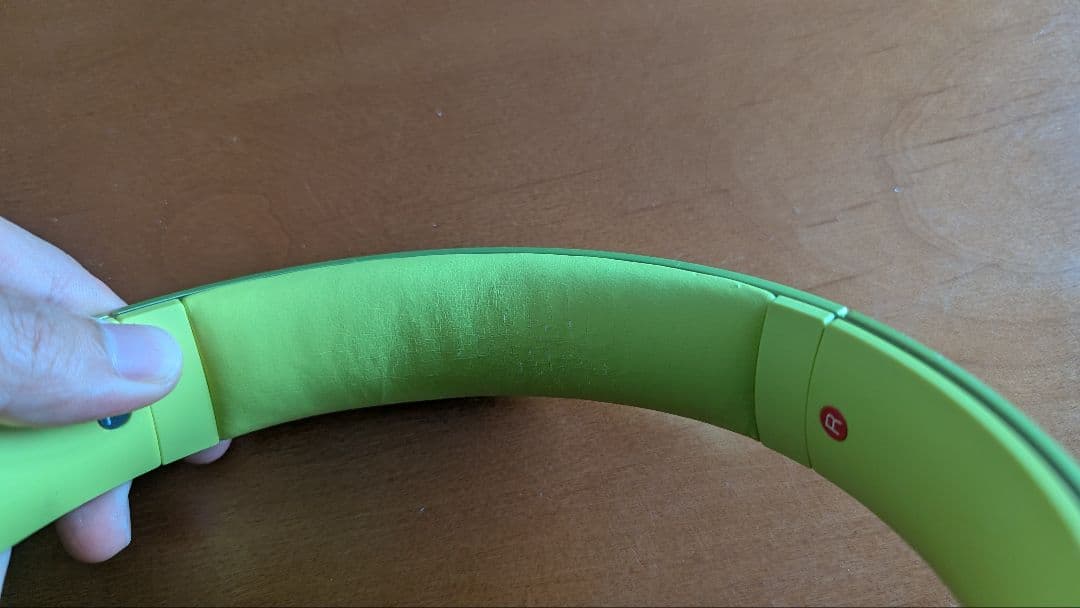 SONY 有線ヘッドホン グリーン