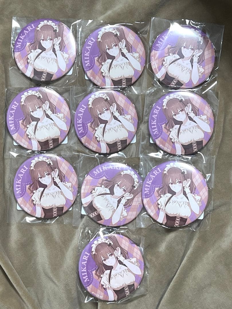 2.5次元の誘惑 にごリリ くじ引き堂 E賞 缶バッジ 美花莉 10個セット