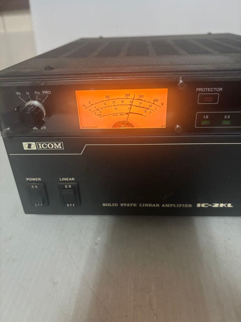 【現状品】ICOM IC-2KL リニアアンプ ＋ 電源IC-2KLPS