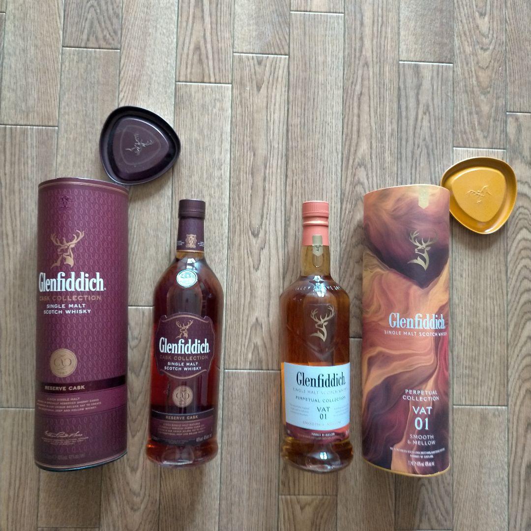glenfiddich VAT 01 & Reserve Cask　1L ２本
