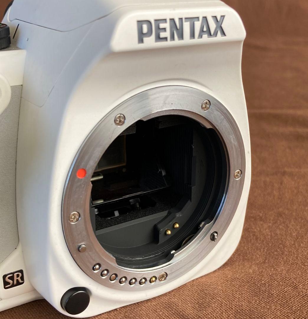 【絞り制御不良】PENTAX K-S2 ホワイト レンズ3本付き