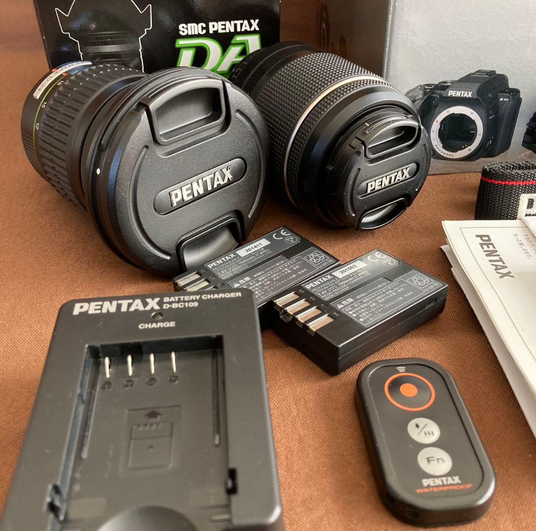 【絞り制御不良】PENTAX K-S2 ホワイト レンズ3本付き