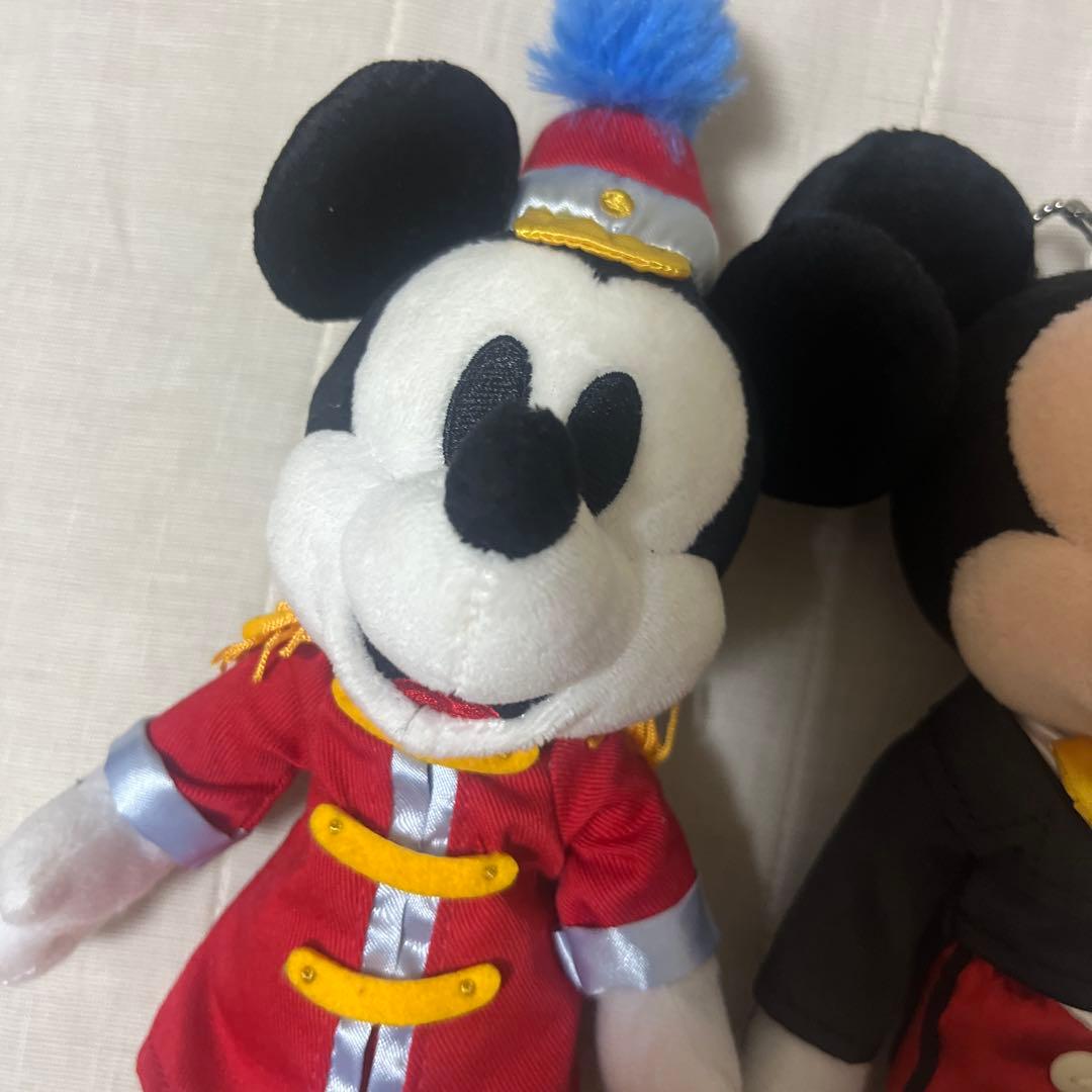 【あ ページ】ディズニー ミッキーマウス ぬいぐるみバッジ 3点セット