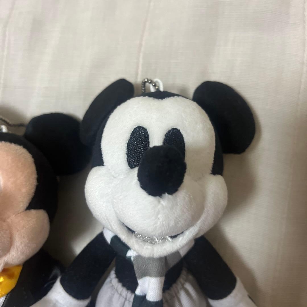 【あ ページ】ディズニー ミッキーマウス ぬいぐるみバッジ 3点セット