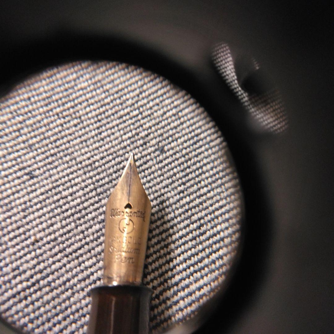 古い　高蒔絵の万年筆　蟹　中古品　漆