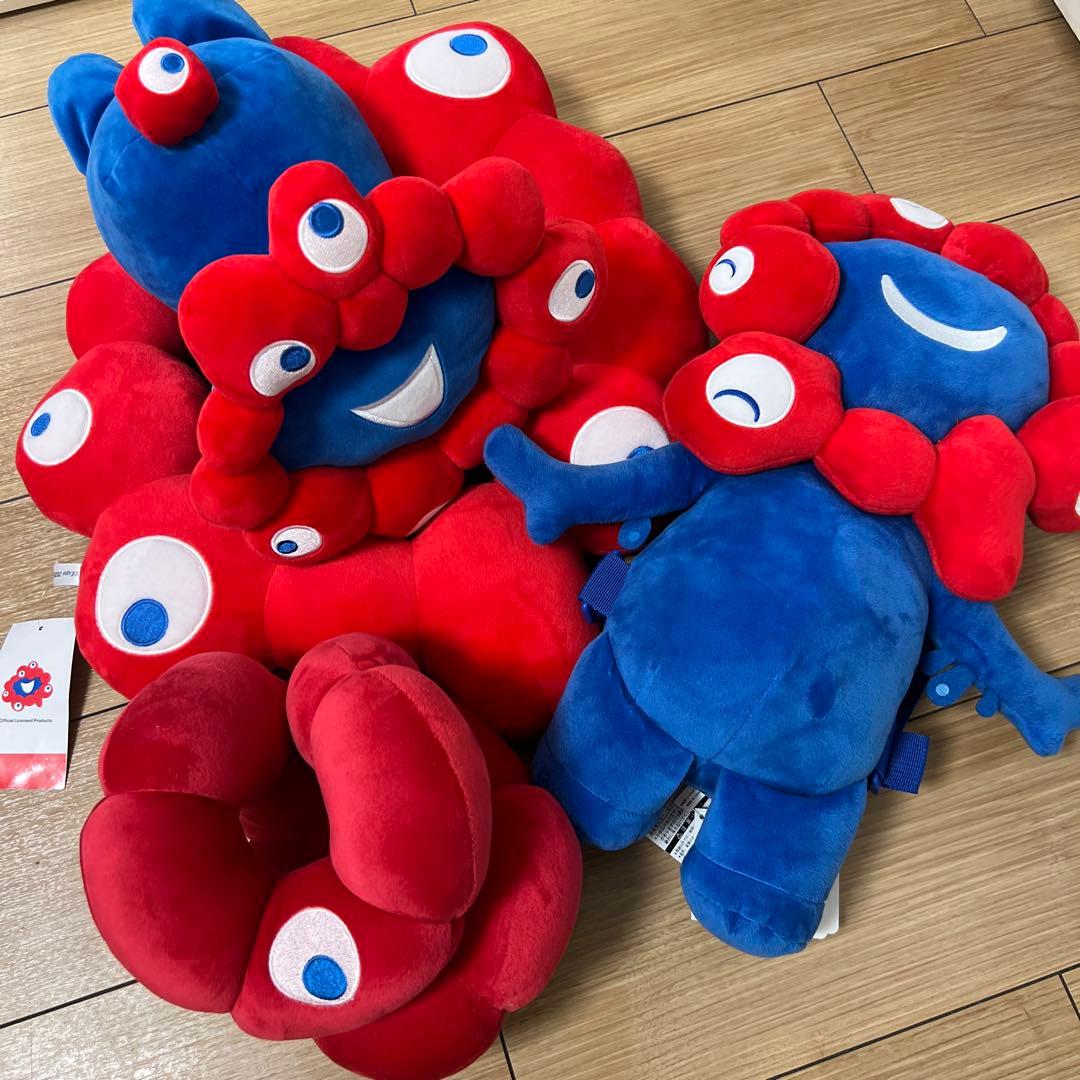 ミャクミャク　まとめ売り　ネックピロー　リュック　なりきりクッション　ぬいぐるみ