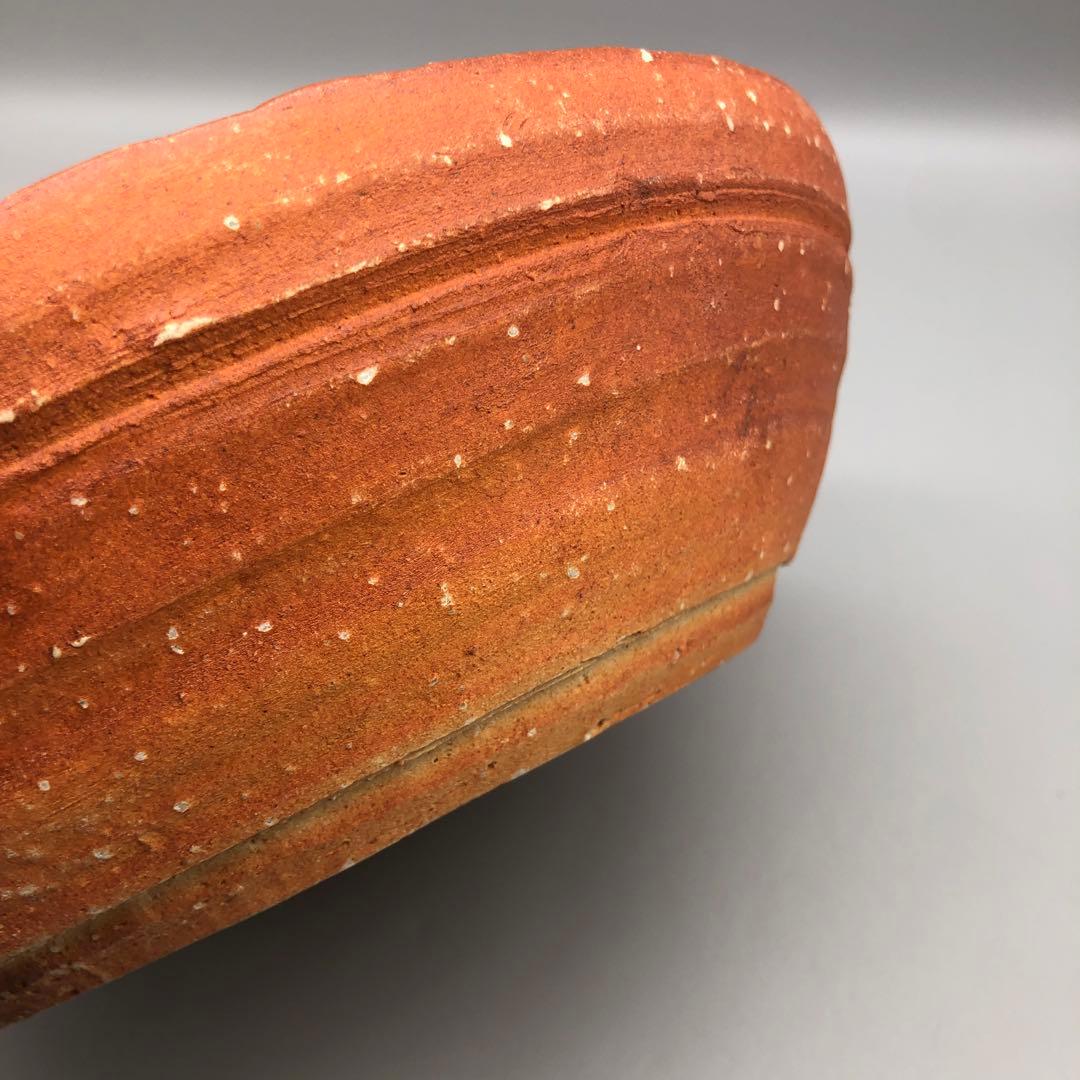 希少高橋楽斎信楽焼陶器鉢ボウル伝統工芸骨董アンティーク食器25cm